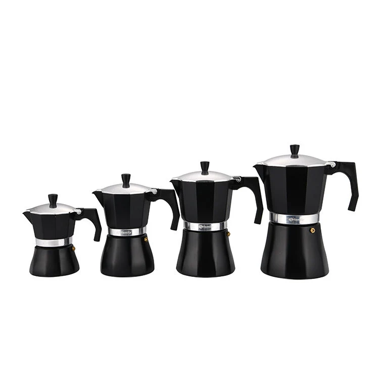 Various Aluminum Hi End Mini Italian Coffee Maker Caffettiera Moka Pot for Home Use