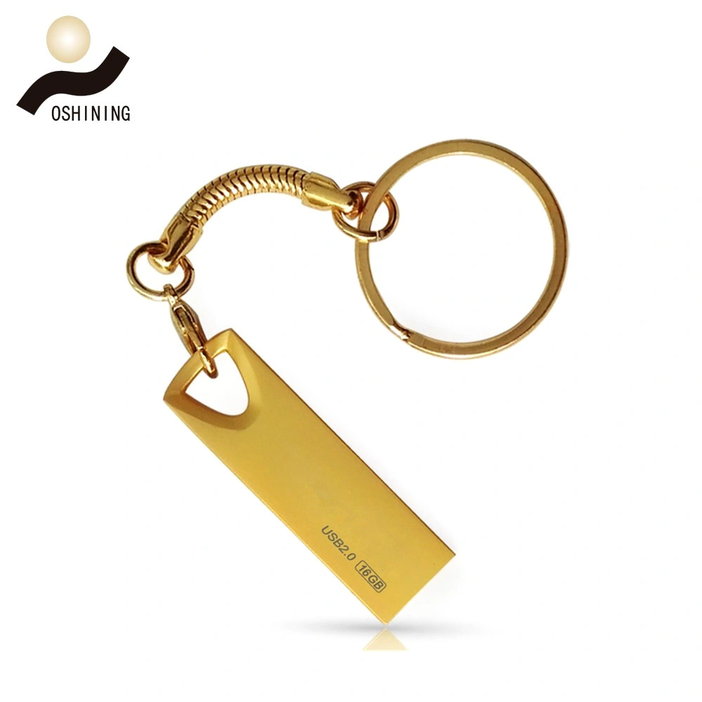 Super Mini USB Flash Drive Logotipo personalizado Metal Pendrive USB 2.0 3.0 USB Stick (MT493)