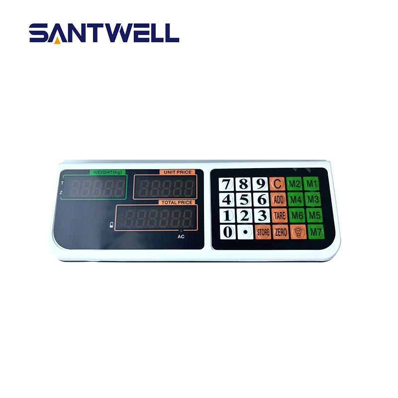 Acs-003 35kg ABS+ Stainless Steel Price Scale Hot Style Digital Electronic Price Table Scale