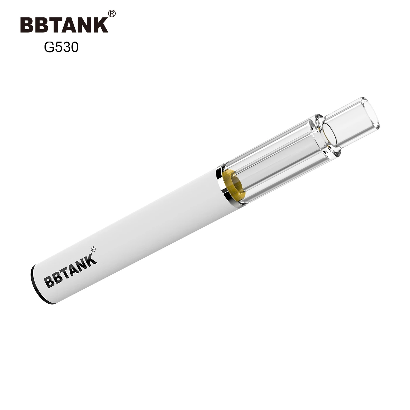 Full Quartz Pen Style Vape Cartridge Bbtank Thick Oil Pen Rechargeable Electric Cigarette Oil Pen