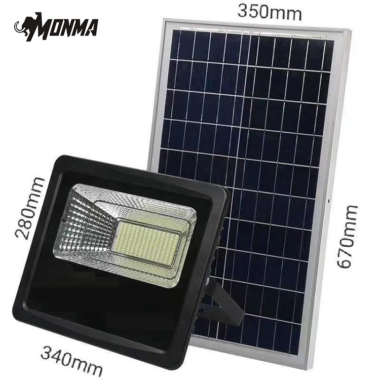 LED Solar Flood Lights LED Outdoor Solar Light Lamps IP67 Waterproof Security Light for Garden Garage Lawn Fence