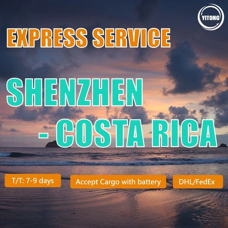 Envío urgente de China a Costa Rica 1688 Agente de envío Precio de envío de carga Logística Precio de envío