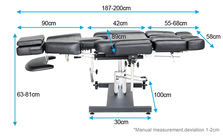 Hydraulic Tattoo Chair Tattoo Bed Furniture Tattoo Massage Chair with 3 Patents