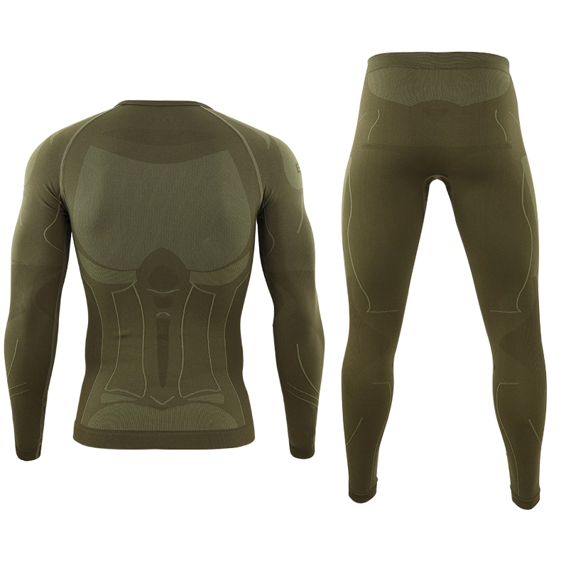 Sports Outdoor Hunting Underwear Fleece Thermal Suit for Men Fitness Underwear