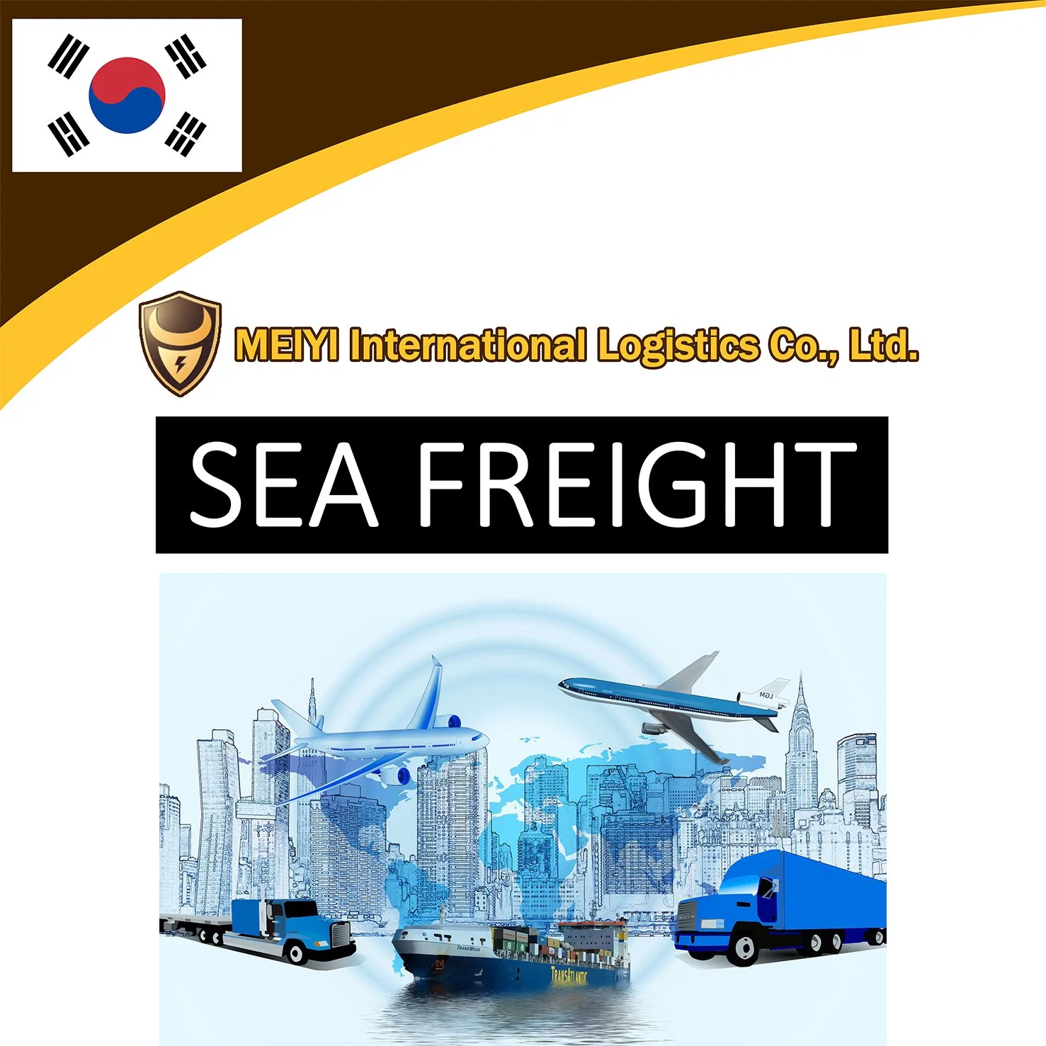 shipping service forwarder shipping China to South Korea international express air freight shipping agent logistics freight freight forwarder