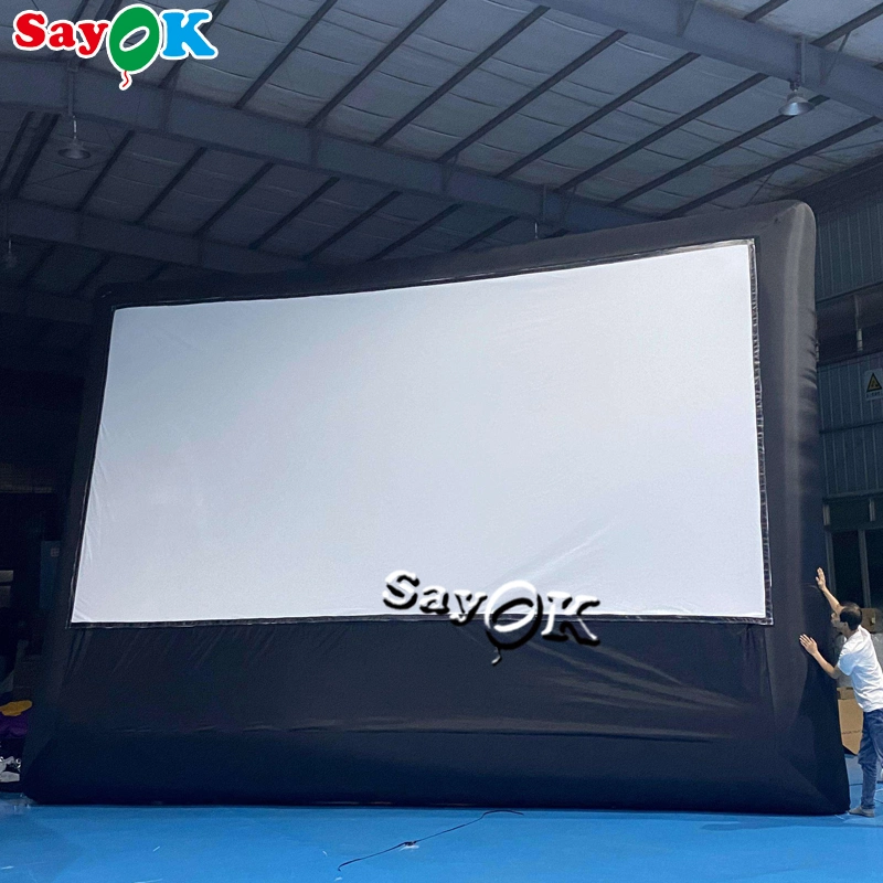 Giant Outdoor Movie Projection Cinema Inflatable Screen Outdoor Party Portable Inflatable Movie Blow up TV Screen Outdoor Projector