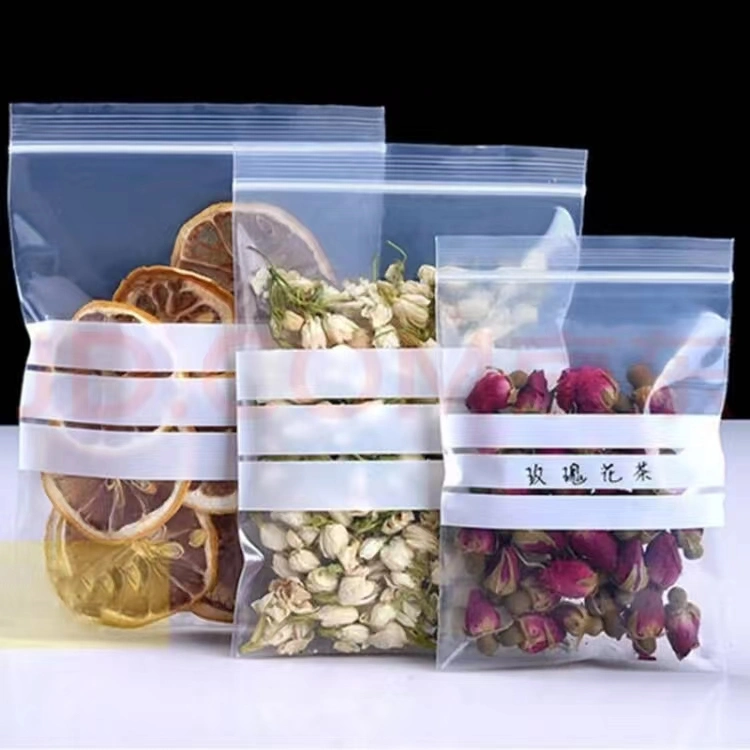 FDA Approved LDPE Reusable Sandwich Packaging Storage Ziplock Bag Reclosable Plastic Poly Bag