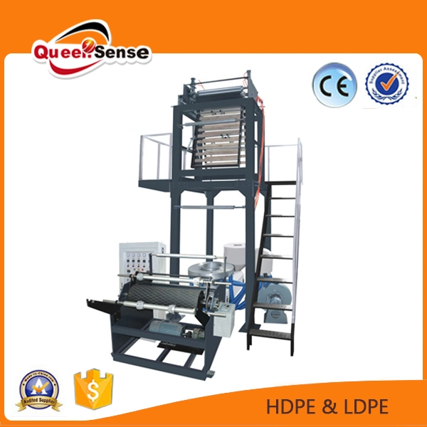 Single Layer HDPE LDPE Film Blowing Machine