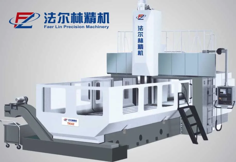 Große Tragfähigkeit Fixed Beam Gantry CNC Fräsmaschine für Eisenmetalle, OEM/ODM, Schruppen und Schlichten