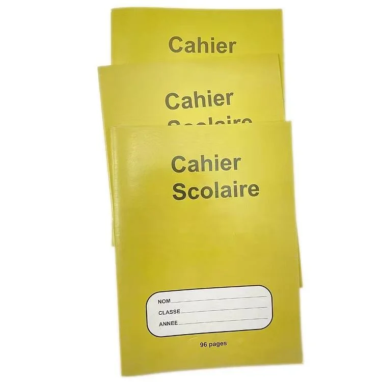 Cheap French Line Stationery School Exercise Book with Printed Logo