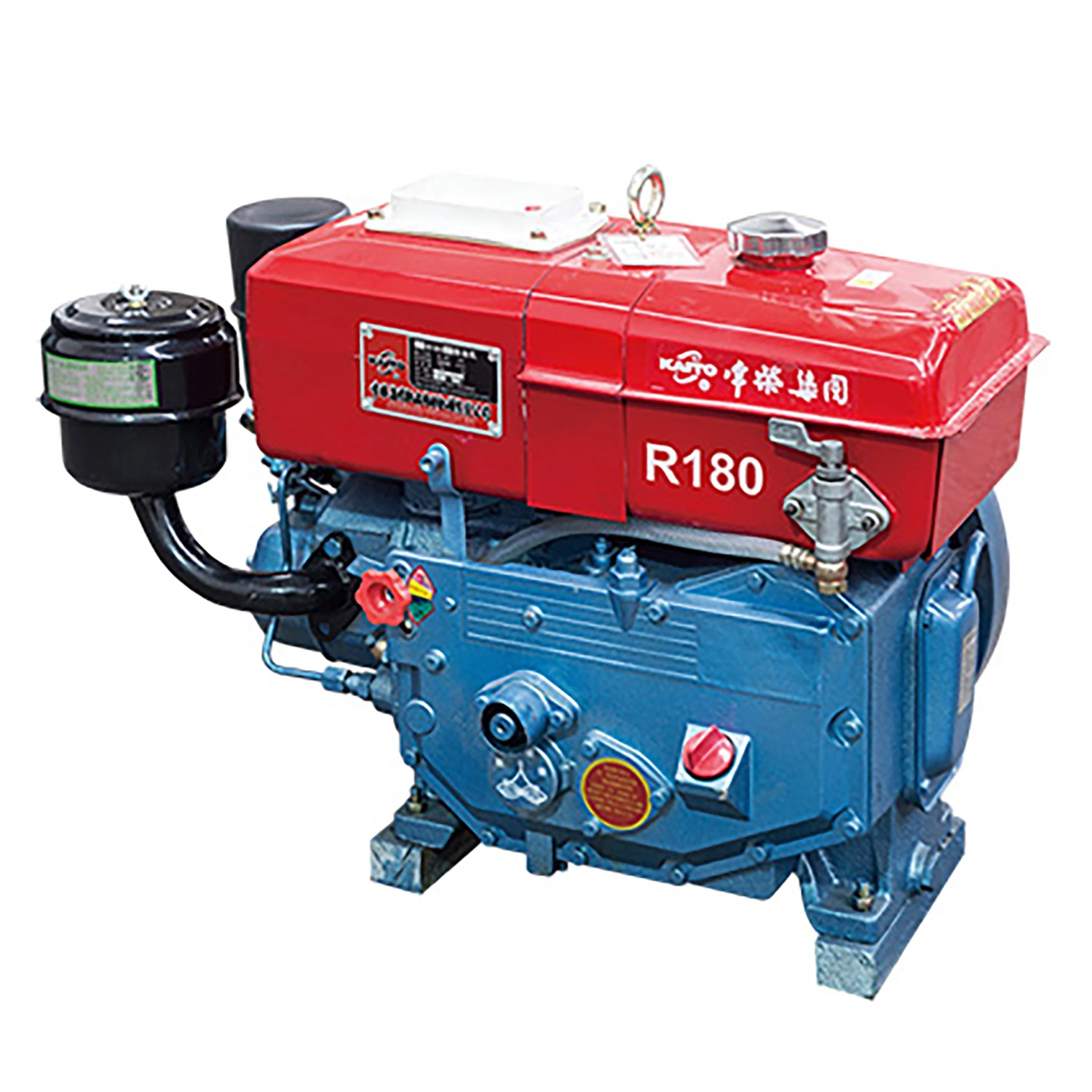 7HP Factory Price Water Cooled Hand or Electric Start Diesel Engine (R180)