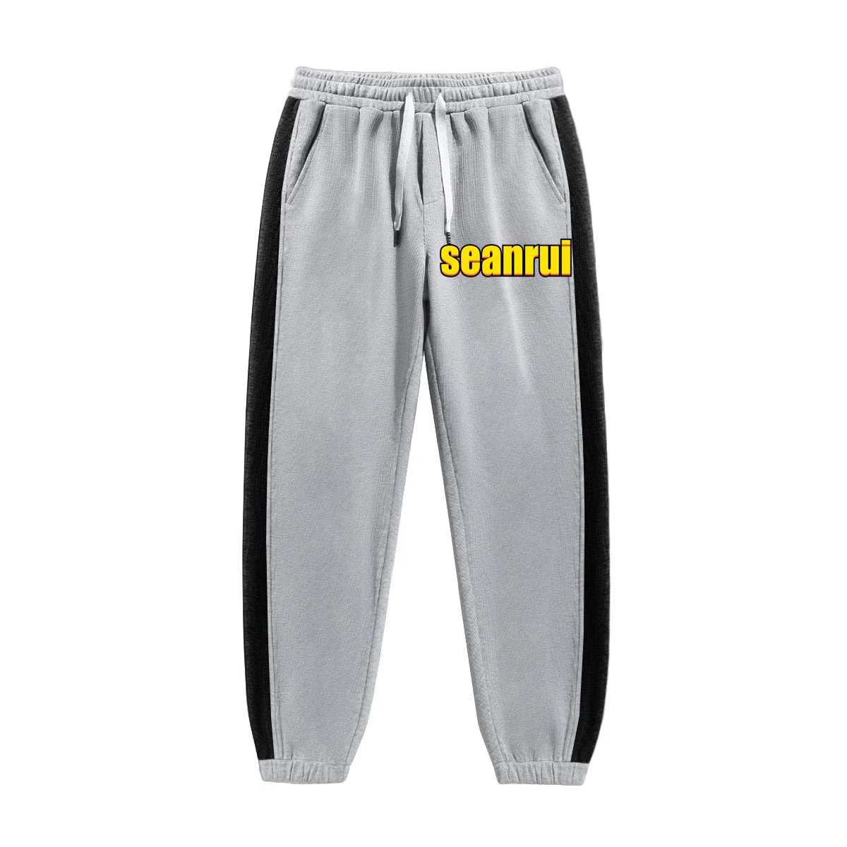 Новый Приезд Светоотражающие полосы хип Hop Street Wear Custom Designer Логотип Cotton Sweat Pants for Men