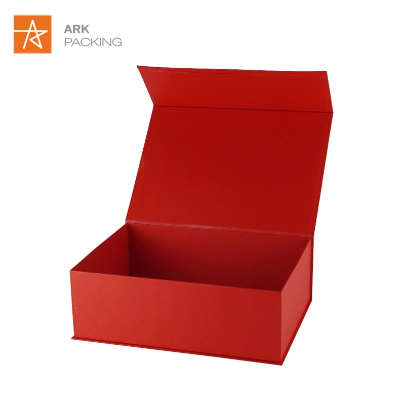 Wholesale/Supplier Hard Cardboard Special Art Paper Magnetic Close Red Packaging Gift Box