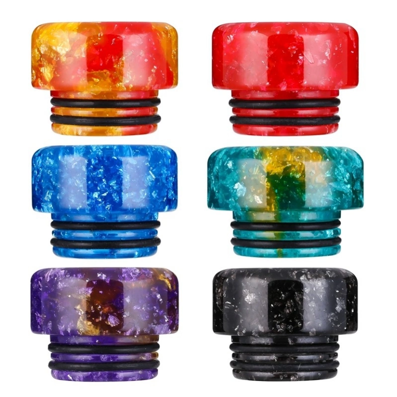 2023 The Most Fashion Driptip 510 810 Drip Tip Resin Mouthpiece for Atomizer Mod Vape Tank