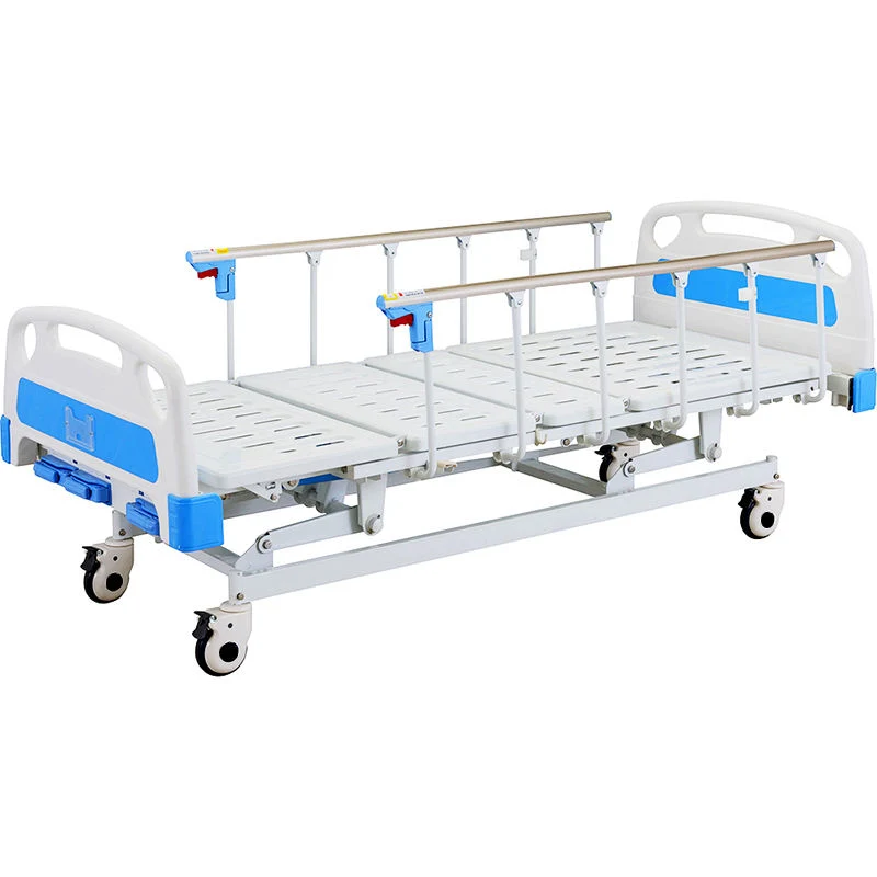 Elderly Patient 3 Crank Manual Multi-Function ICU Patient Care Bed for Hospital and Clinic