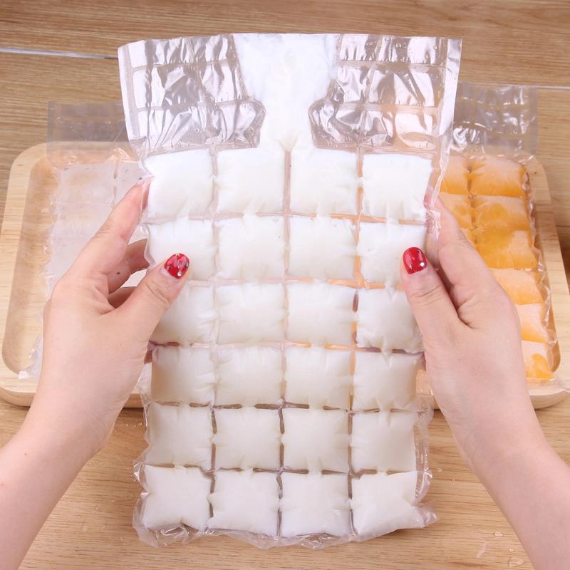 Disposable Ice Bag Food Grade Safety Disposable Plastic Ice Cube Bag for Making Ice Packs
