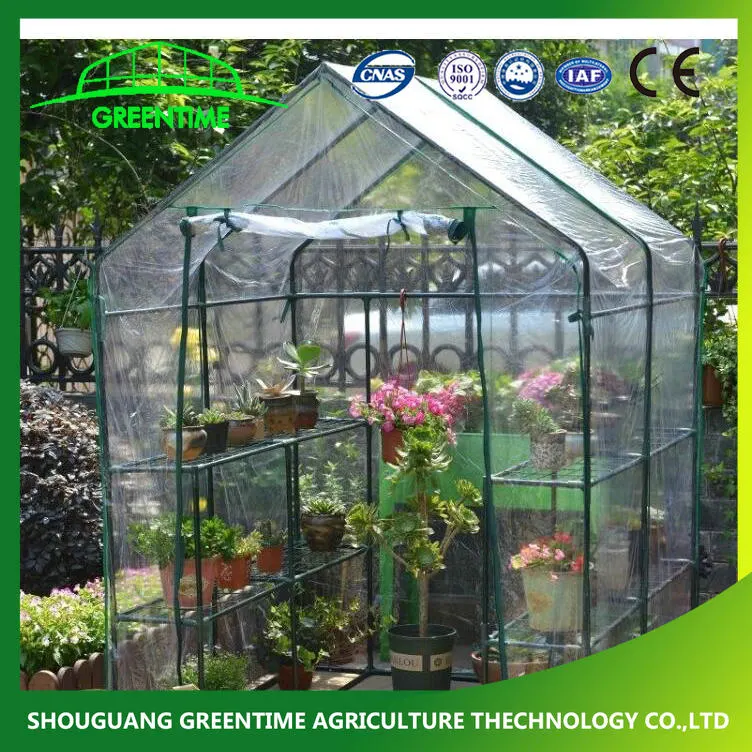 Mini Greenhouse Portable 4 Shelves Outdoor 4 Tier Green House