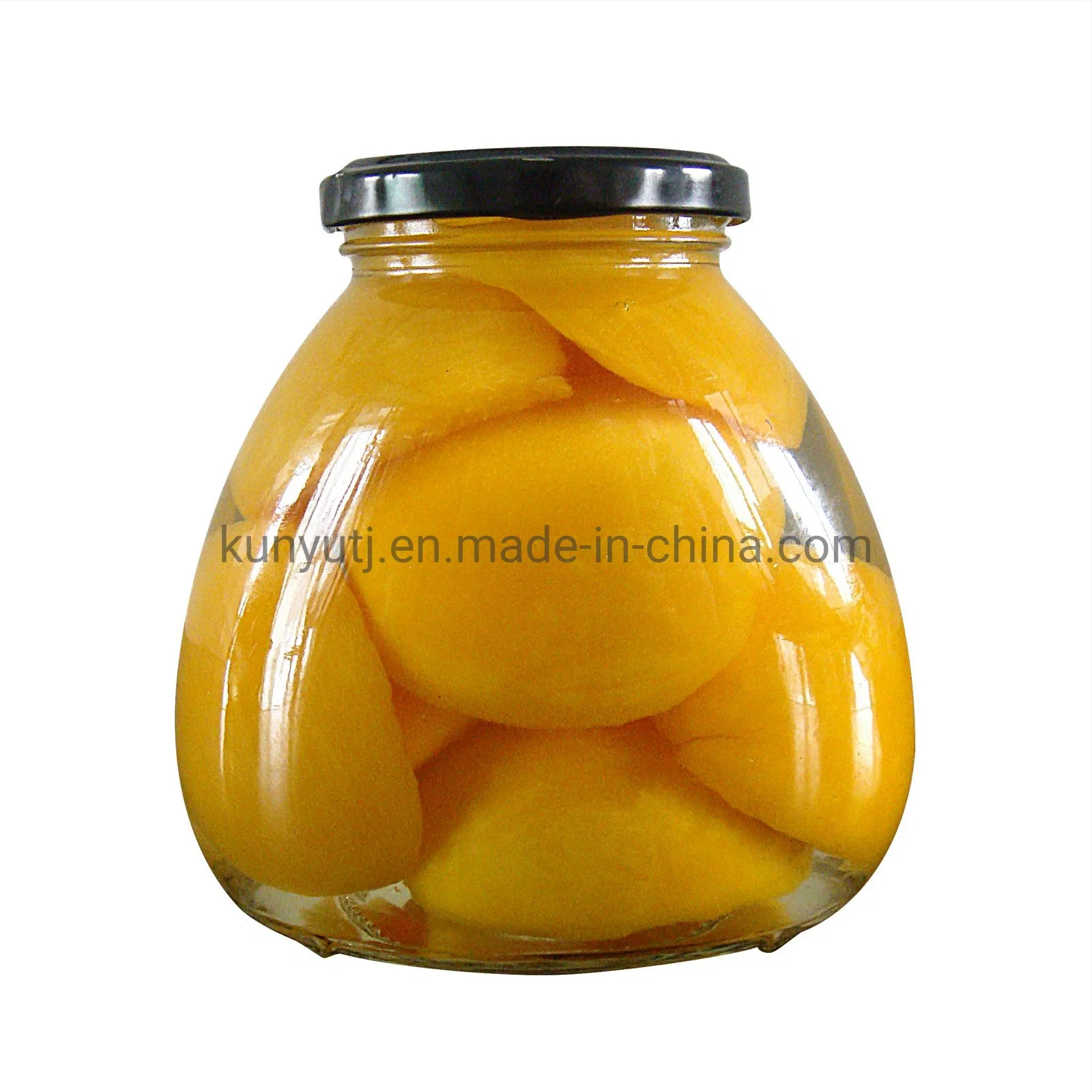 425g Canned Fruit Yellow Peach in Syrup Fresh Yellow Peach for Home Use