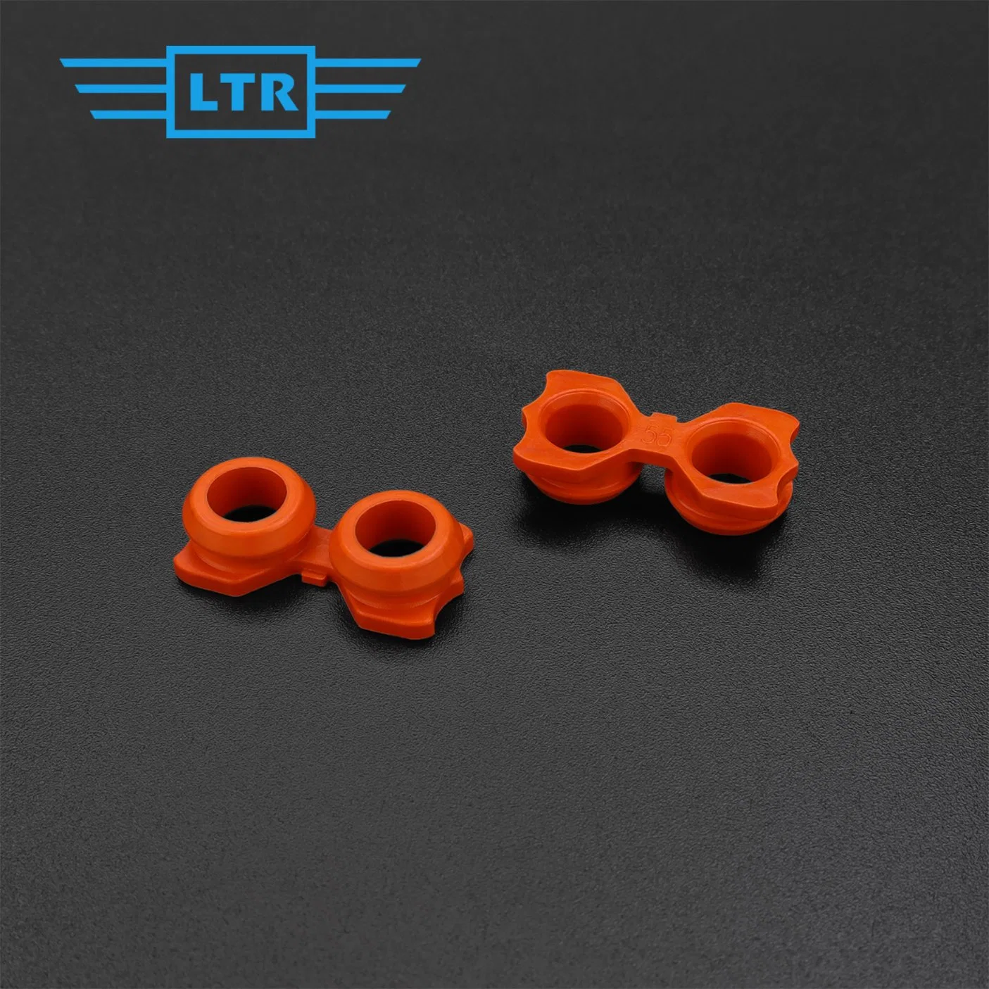 Customized Color Sir/FKM/EPDM/NBR Pipe Gasket Connector Rubber Parts