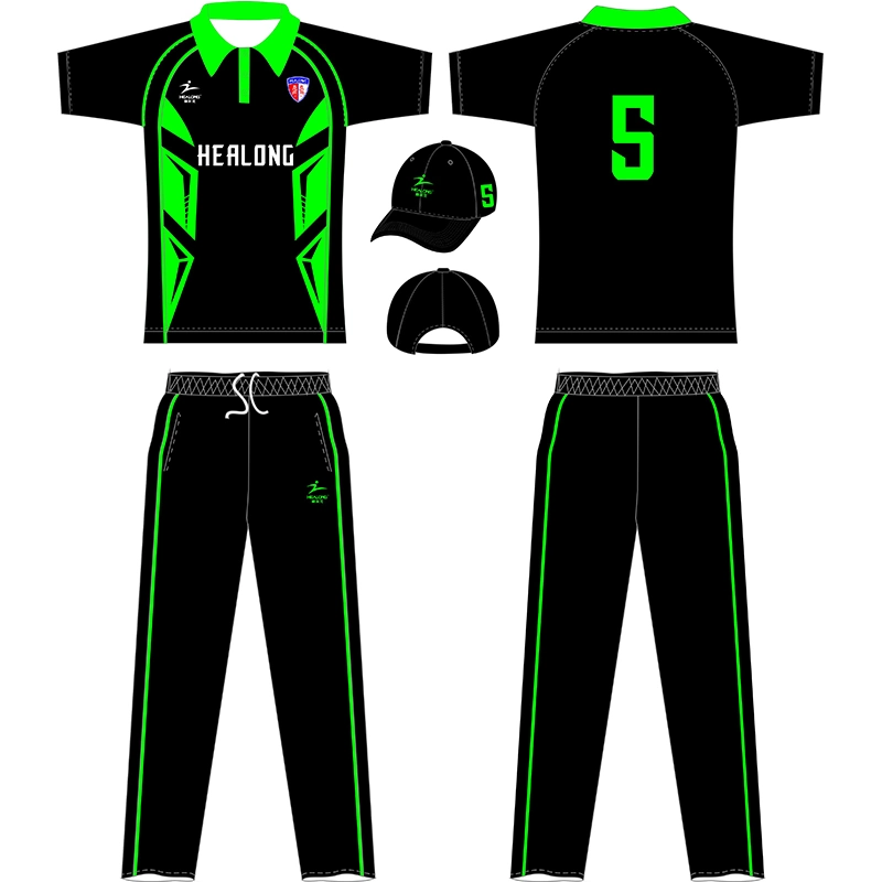 Wholesale Sport Clothing 100%Polyester Sublimation Cricket Team Jersey Custom Cheap Cricket Wear