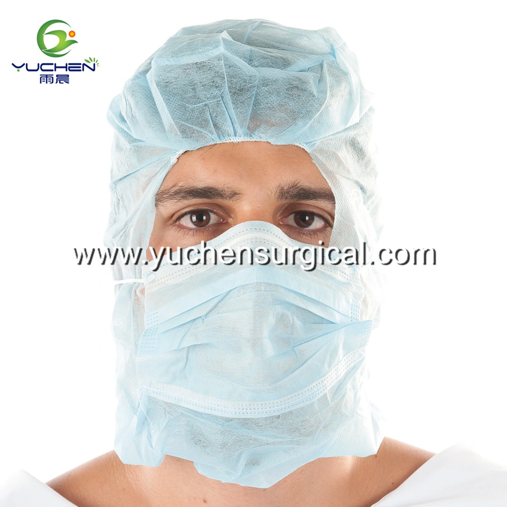 Protective Balaclava Hood Nonwoven Head Cover Disposable Astra Cap