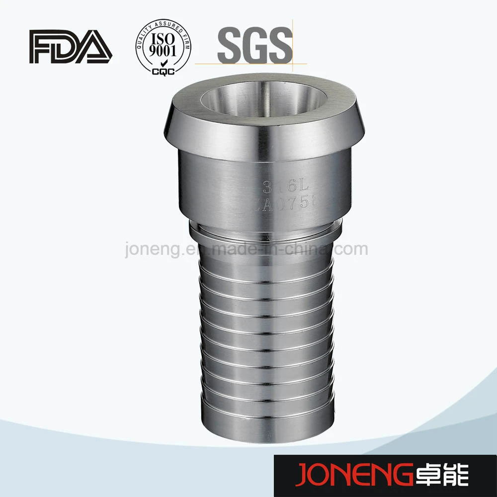 Stainless Steel Sanitary Grade Hose Adaptor Pipe Fittings for Oil Water and Gas