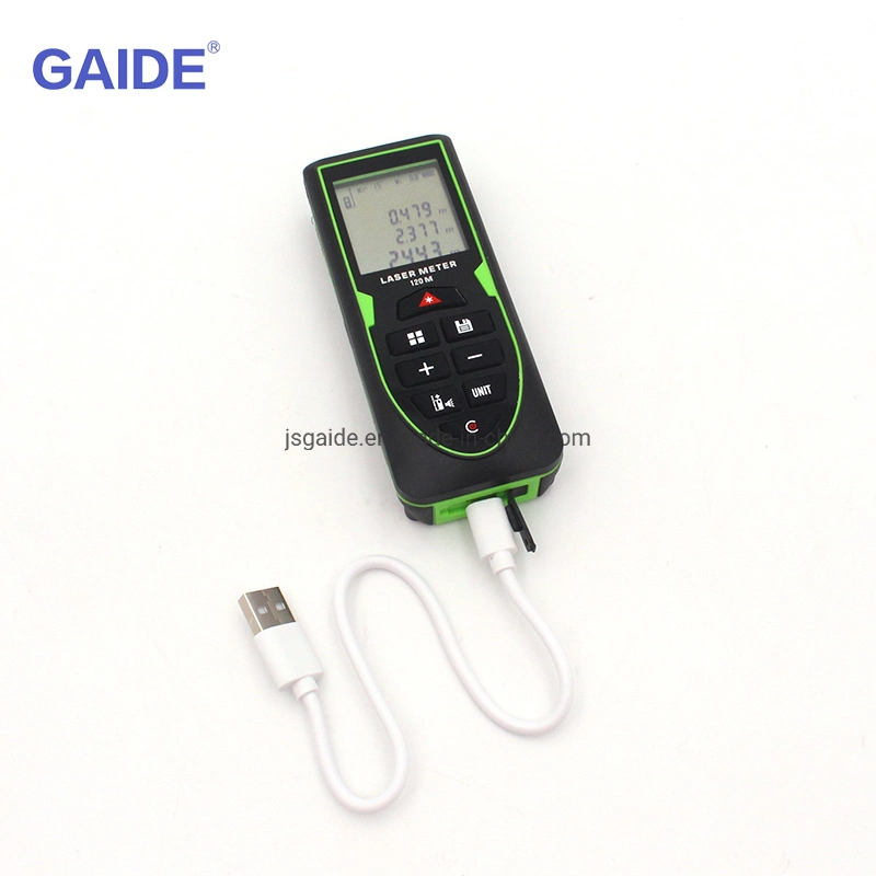 2022 Hot Sale Green Mini Digital Laser Distance Meter Rechargeable Measure Home Use Measurement Tool Rangefinder 100m