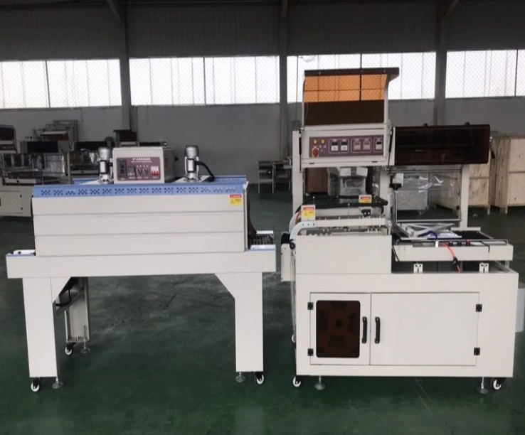 Full-Auto L Type Shrink Tunnel Sealing Cutting Packing Machine Tunnel Packaging Shrink Wrapping Machine