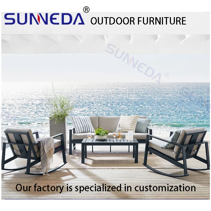 Luxury Home Modern Furniture Patio Aluminum Sectional
