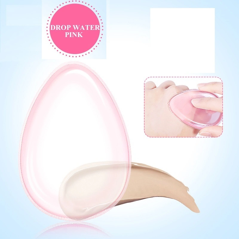 Facial Skin Friendly Cosmetic Round Silicone Powder Puff