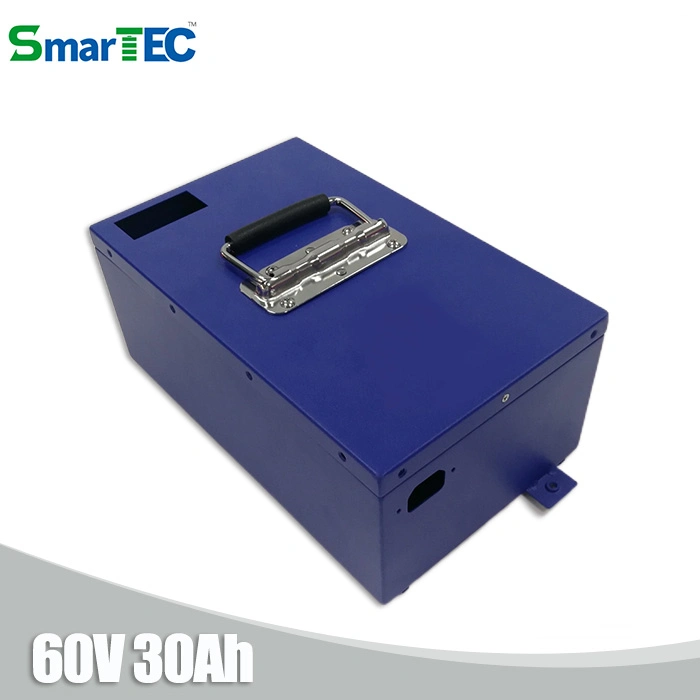 Smatec LiFePO4 Battery Manufacturer High Capacity Power 60V 30ah Lithium Battery Pack 16s10p for E-Scooter/Electric Motorcycle/Electric Vehicle with Smart BMS