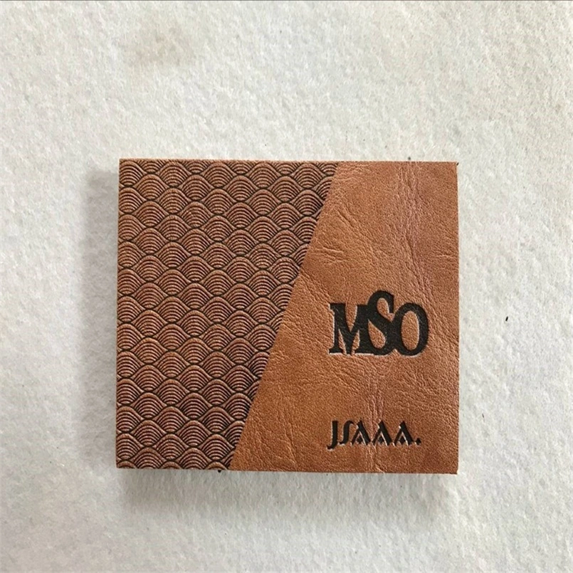 Professional Custom Universal Embossed Leather Label for Casual Outfit