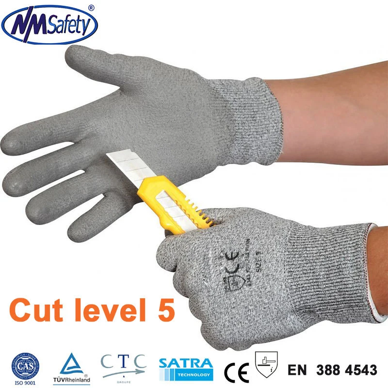 Nmsafety Ce & ANSI Approved Hardware Tools Handing Safety Glove