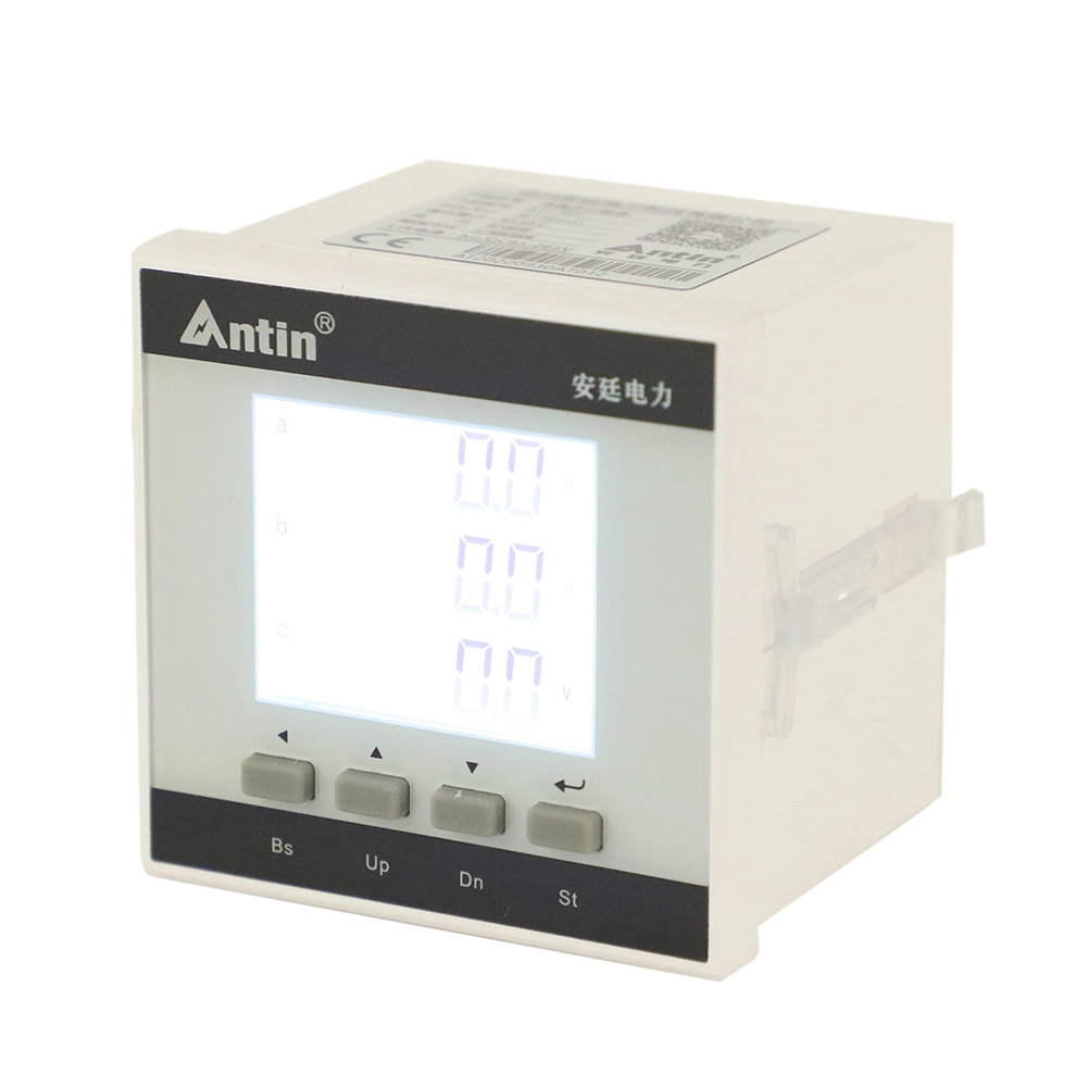 Antin Compteur d'énergie multifonctionnel numérique triphasé, compteur multicanal 3p3w 3p4w, compteur électrique du Bangladesh, compteur de panneau, wattmètre