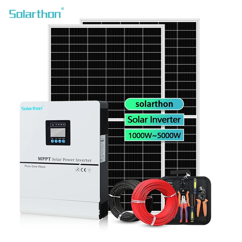 Solarthon Hybrid Inverter Photovoltaic 1kw 2kw 3kw 5kw Solar Power Inverter Integrated Machine on off Grid Energy Storage Inverter