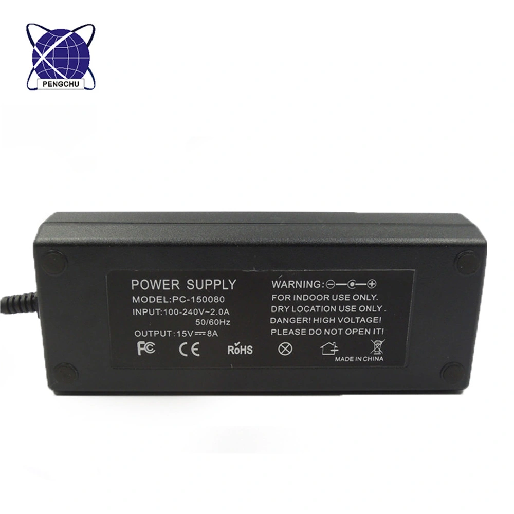 Desktop 15V 8A 120W AC/DC Adapter Switching Power Supply
