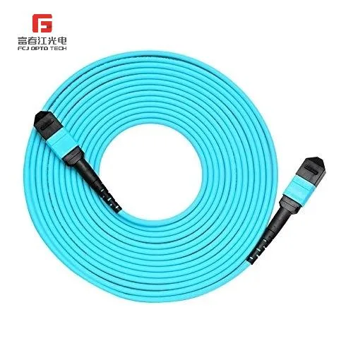 Fcj MPO (female) -LC 24 Fiber Optical Jumper Om3 with 5 Meters