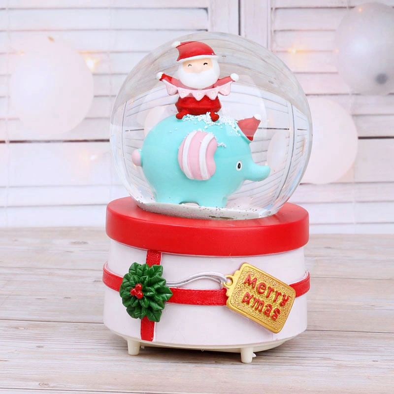 Wholesale/Supplier High quality/High cost performance  Crystal Ball Music Box for Christmas