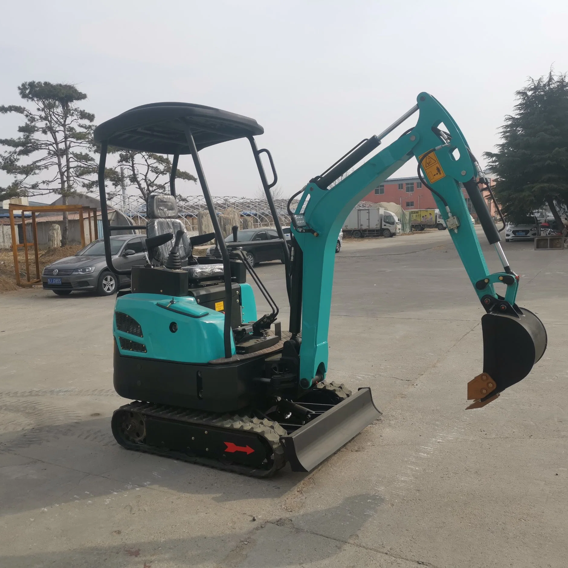 EPA CE China fábrica hidráulica 0,8ton a 6 toneladas pequeño Excavadora hidráulica de Construcción Mini barata para la Venta