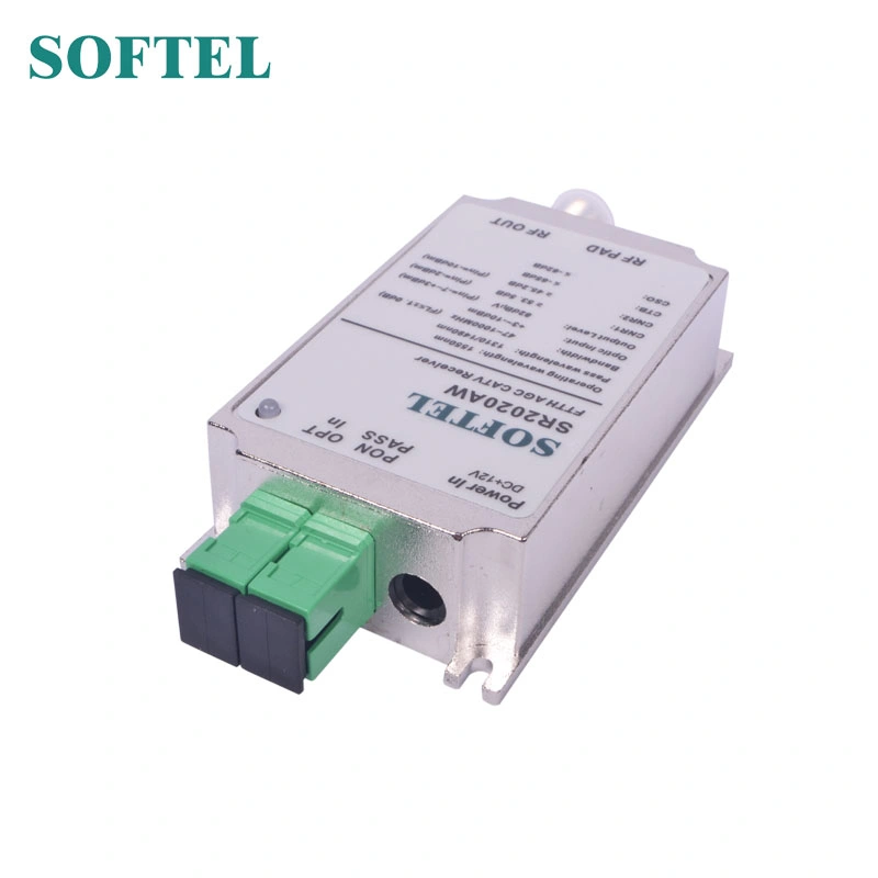 Build-in Wdm/Filter CATV Optical Node Optical Mini Receiver Designed for FTTH