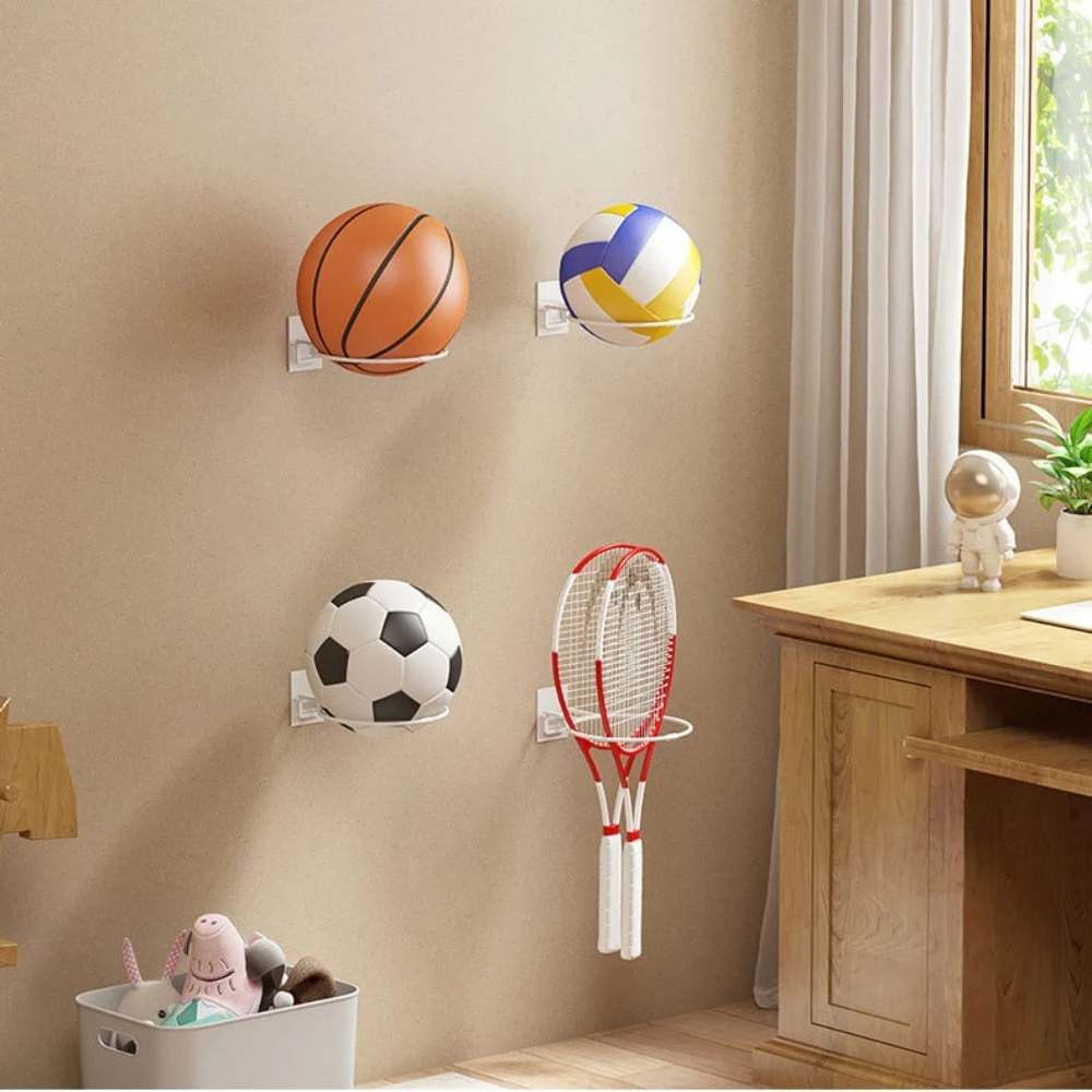 Wall Mount Ball Holder Rack Display Storage Wyz23365