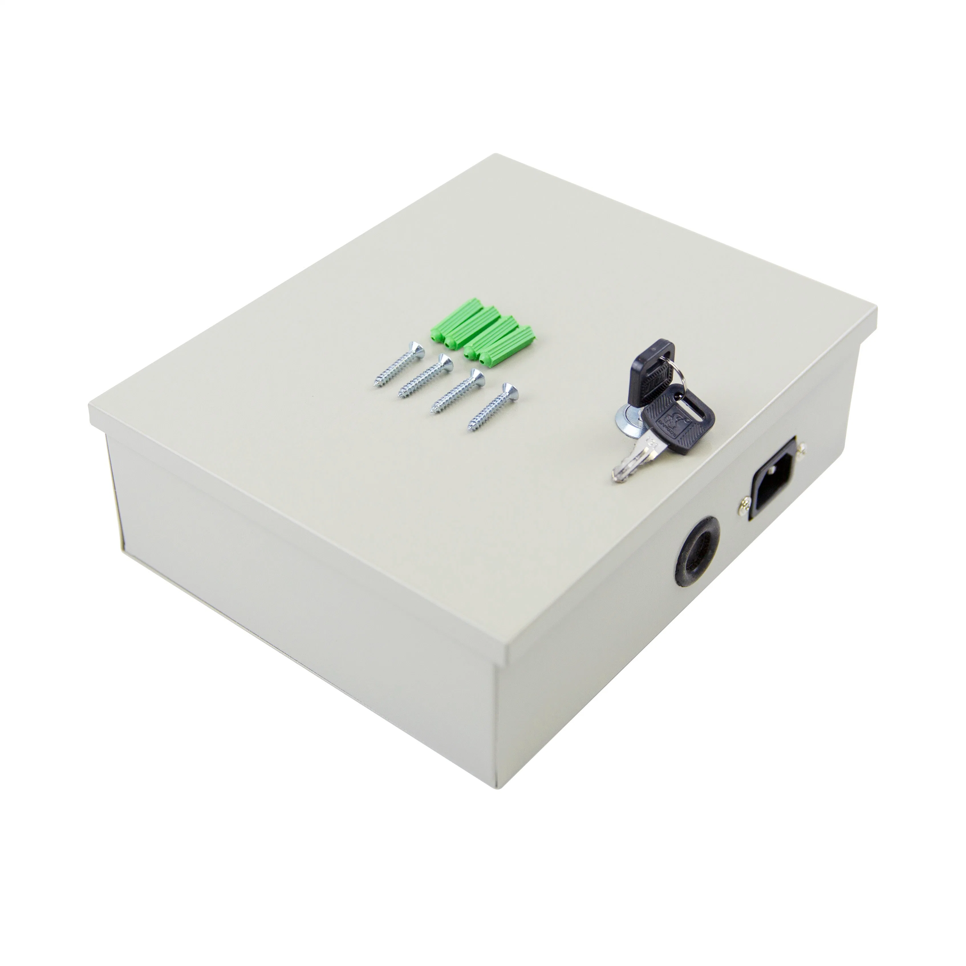 Battery Backup 12V 10A 9 Fused Outputs UPS Power Supply with 12V7ah Battery for CCTV Security Monitoring Camera