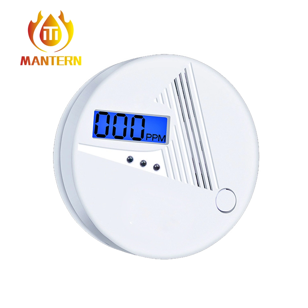 Gas Detector Home Security Co Leakage Detector LCD Display Fire Wireless Co Detector Alarm