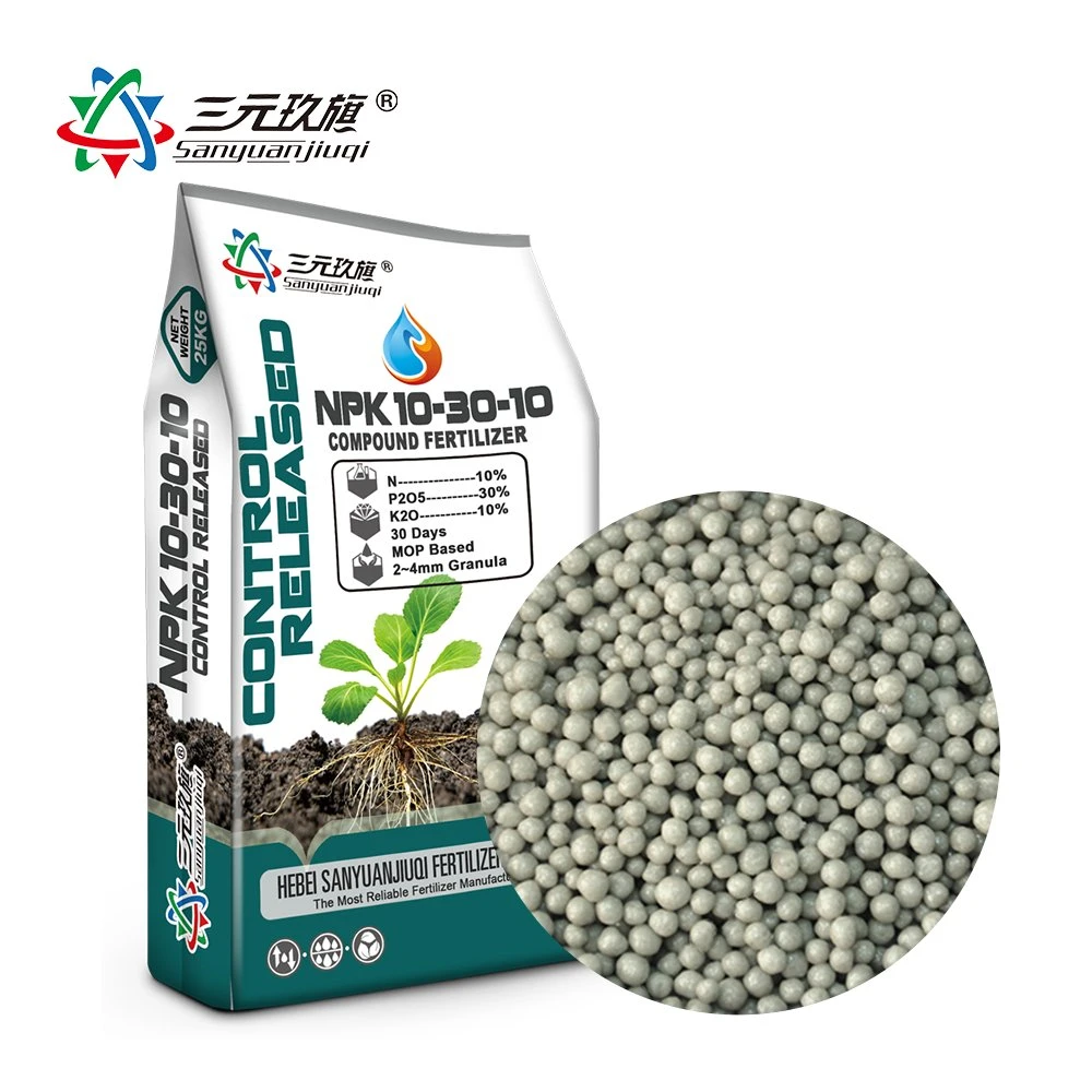 Control Released Chemical Crop Nutrients NPK 10-30-10 Fertilizer