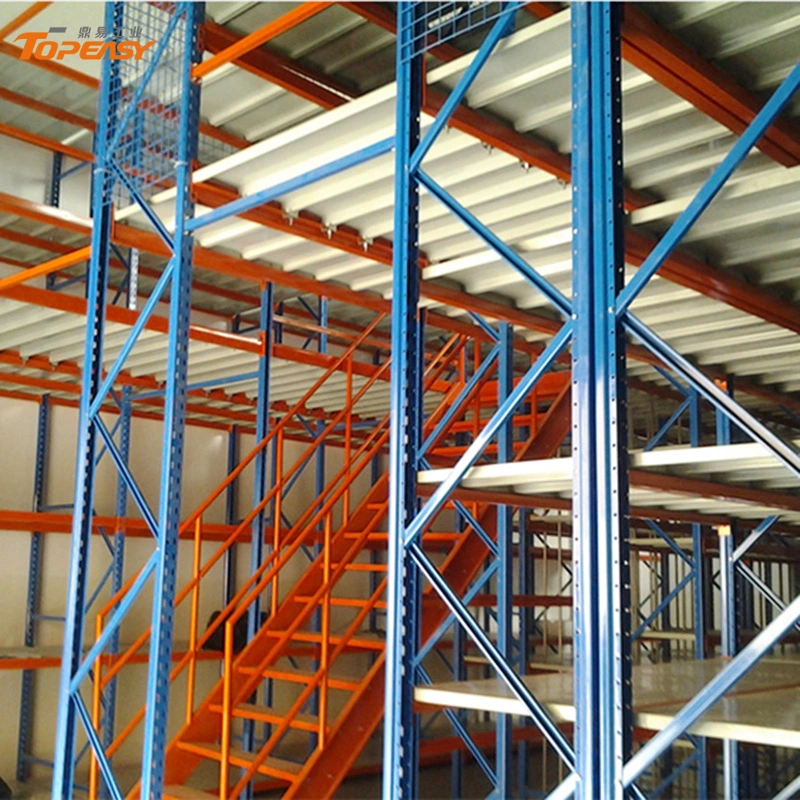 Starke Verstellbare Maschendraht Warehouse Mezzanine Regale