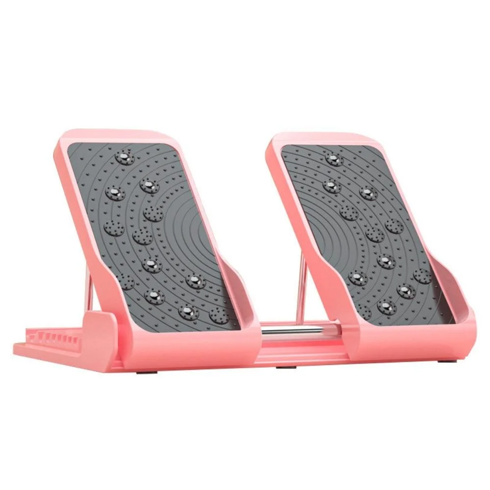 Portable Foot Massage Tool Adjustable Incline Boards Ankle Stretches Slant Board Calf Stretcher Non-Slip Ankle Incline Board with Tension Rope Wyz21194