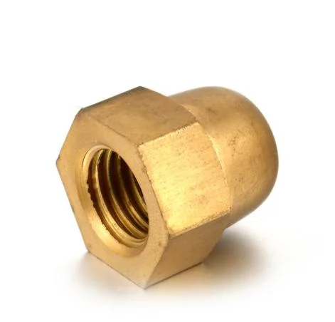 High quality/High cost performance  Hardware Original Factory Brass Phosphor Bronze Hex Cap Nut