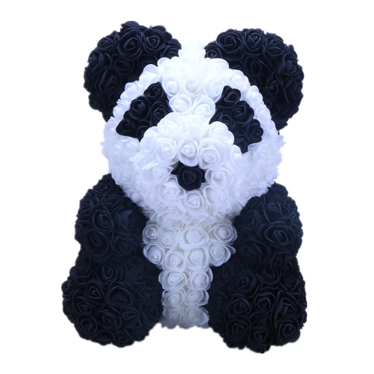 Festival for Children Artificial Flower Forever Rose Flowers China Treasure Foam Rose Panda