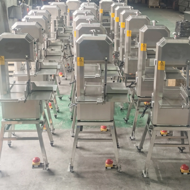 380V Electric Slaughter Frozen Meat Grinder Slicer Processing Cutting Line Farm Poultry Abattoir Equipment Chicken Fish Cattle Pig Slaughtering Machine Bone Saw