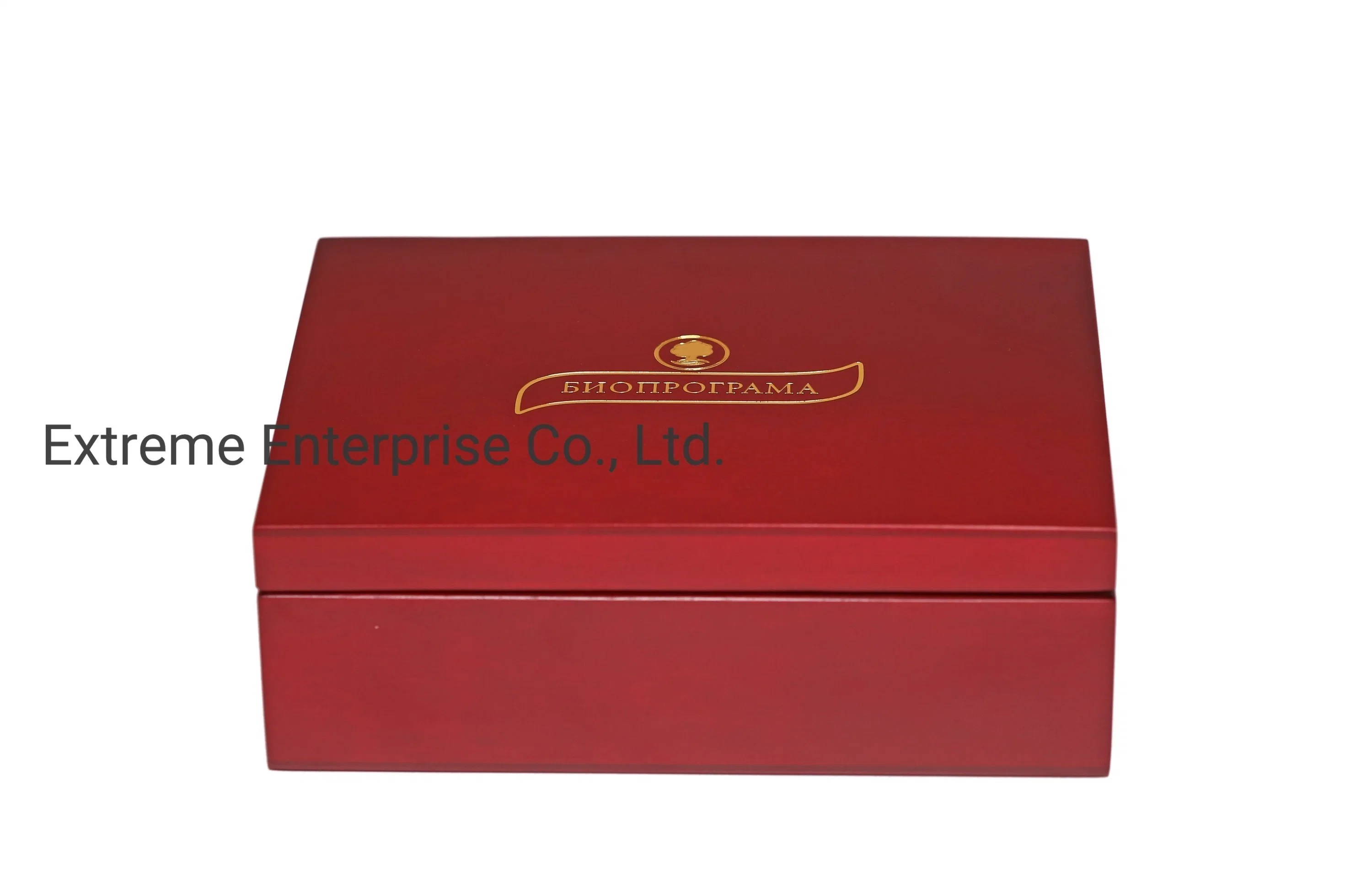 Custom Made Mahogany Wooden Food Packing Box, Wooden Tea Gift Packaging Box